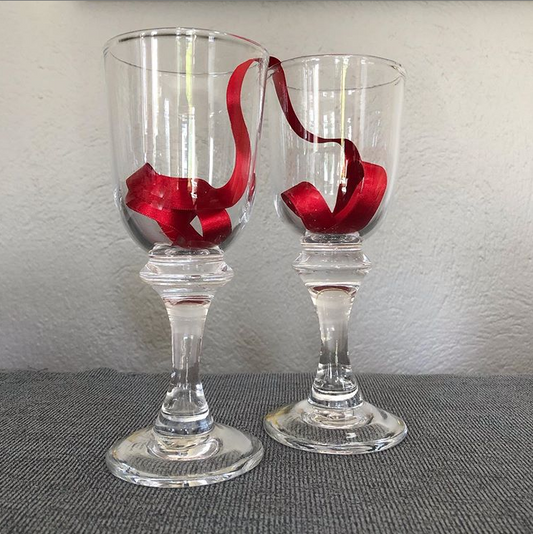Jerpoint Glass Studios Straight Wine Glass - Craft Shop Bantry