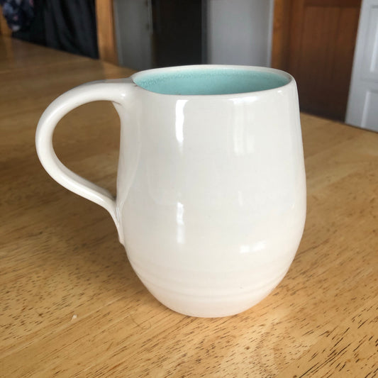 Hug Mug in Teal by Jackie Dee
