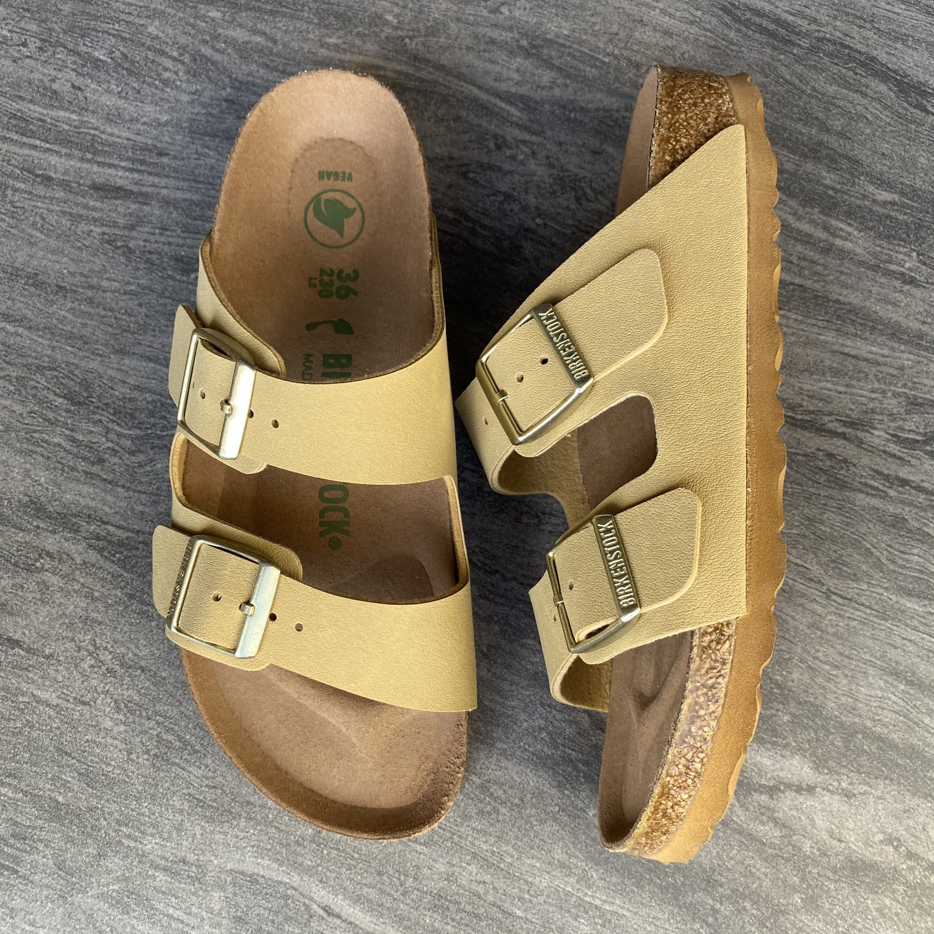 Birkenstock Mayari Birkenstock Latte Cream Vegan Vegan BIRKENSTOCK