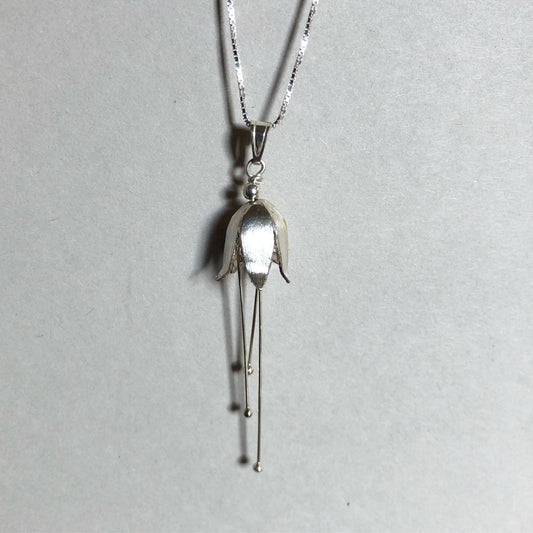 Fuchsia Pendant Sterling Silver